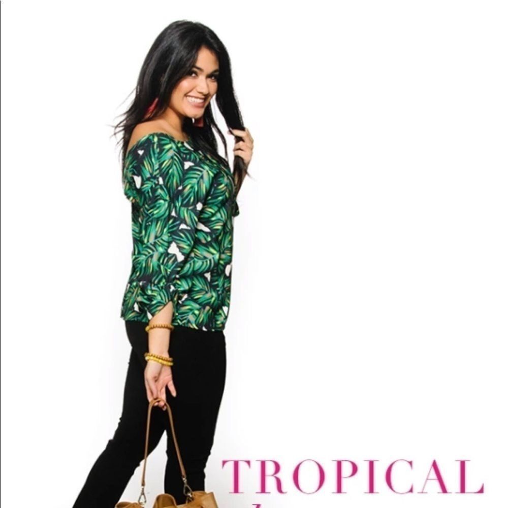 Elaine Turner Tropical Blouse